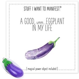 - Carte de vœux et manifestation - Aubergine