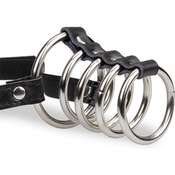 Ceinture 5 anneaux anneau métal