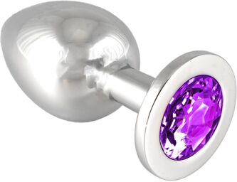 Anus piquet GRAND avec cristal mauve L