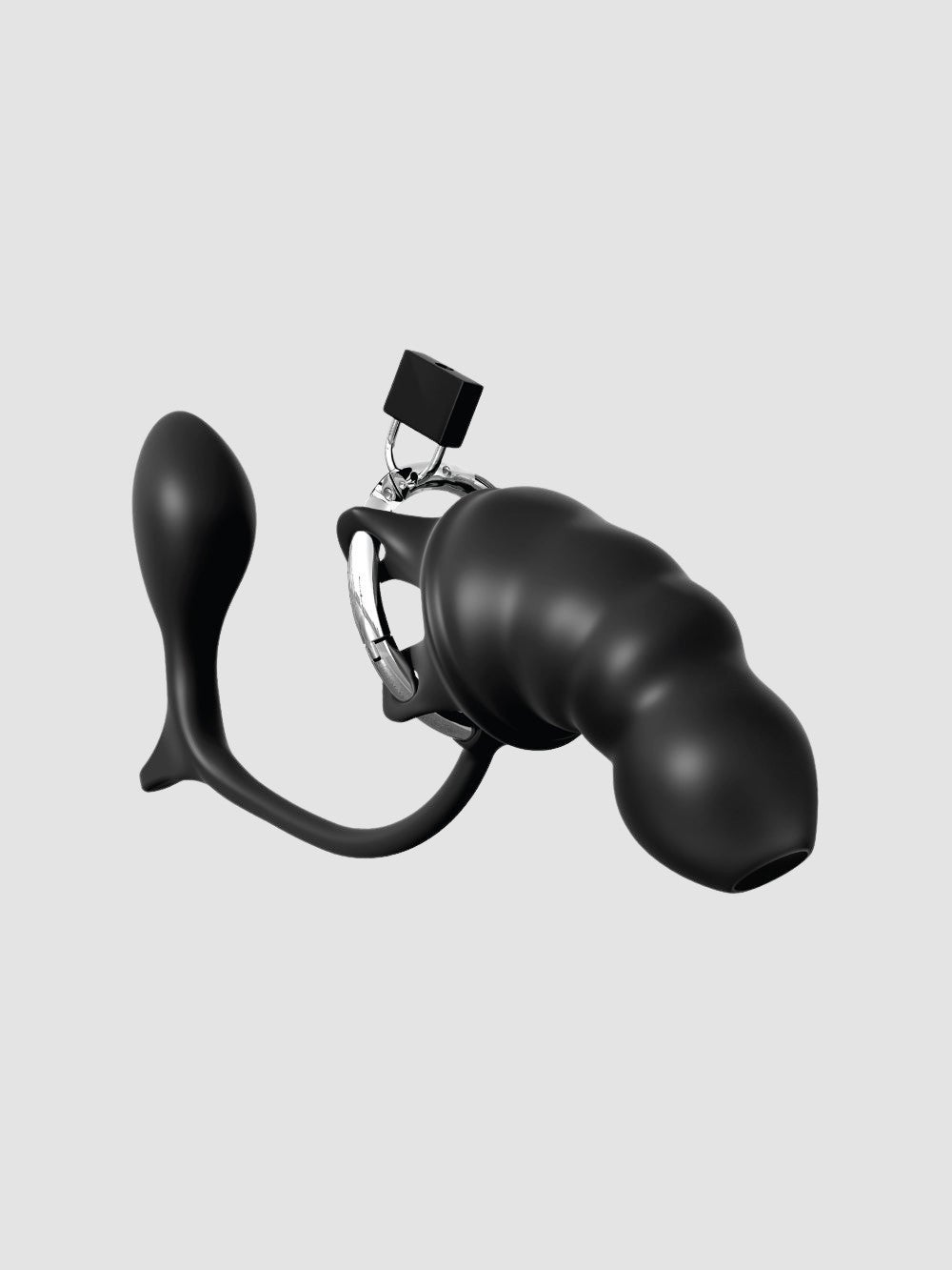 Cage de chasteté et plug anal Ass-Gasm Cock Blocker