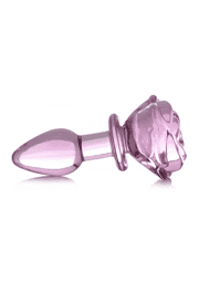 Pink Rose - Plug en verre SMALL