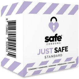 - Préservatifs avec lubrifiant à base de silicone - Standard - 5 unités