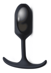 Plug Anal Lesté Premium Silicone Weighted - Small