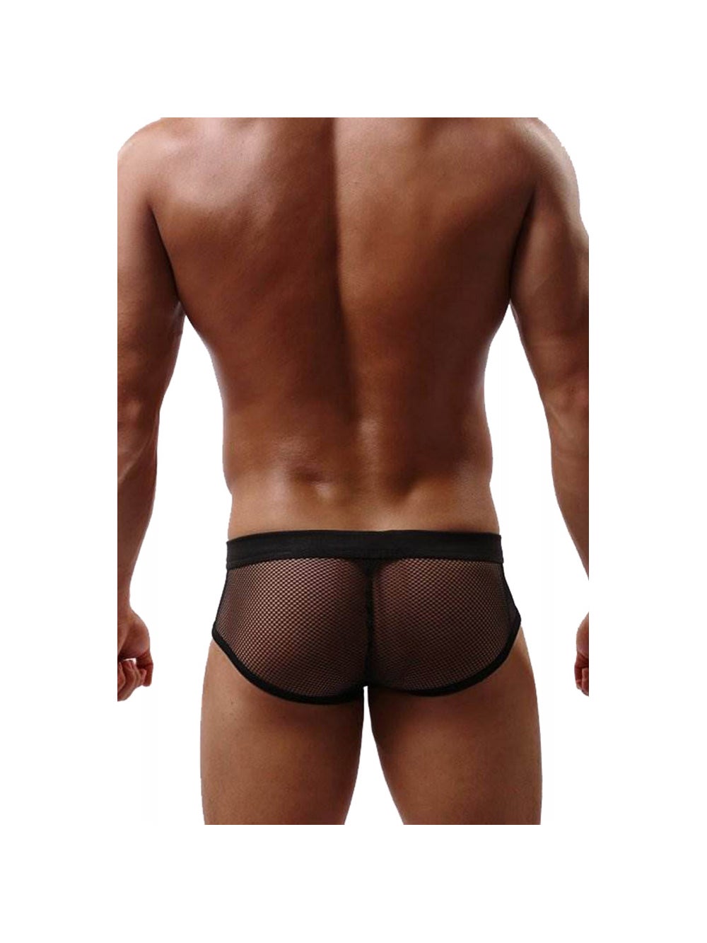 Slip Résille Noir