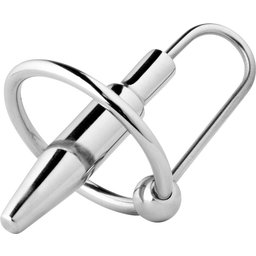 Steel Plug Pénien avec Anneau de Gland