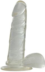JELLY DILDO REAL RAPTURE CLEAR 16,5 cm