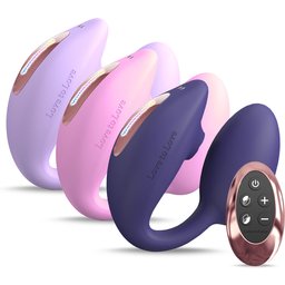 Stimulateur Clitoris et Point-G Télécommandé Wonderlover
