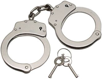 Menottes poignets en métal lourd