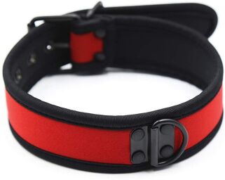 Collier PUPPY Néoprène Rouge
