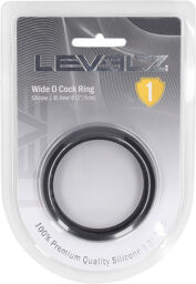 Cockring en silicone Wide O - XL - 50mm - Noir