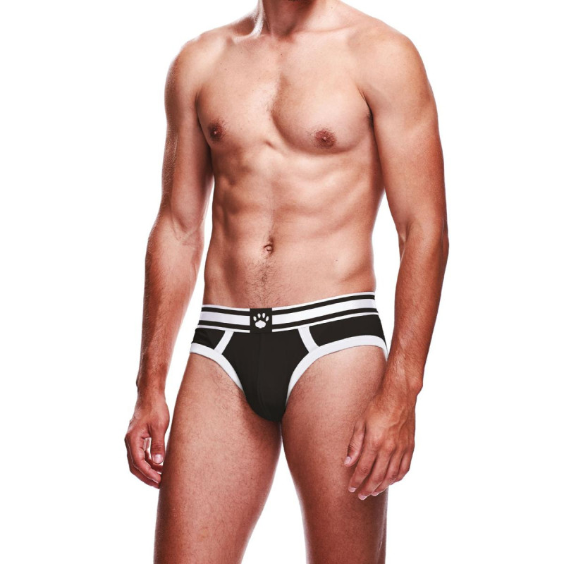 Slip noir et blanc