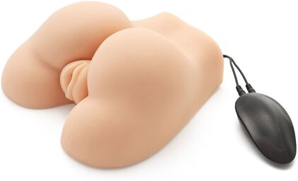 Masturbateur Réaliste Vibrant Fat Ass 2 Entrées
