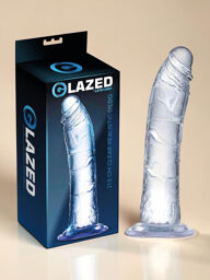 Dildo réaliste flexible en matériau cristallin 21,5 cm