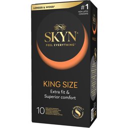 King Size Préservatifs Sans Latex 10 pcs