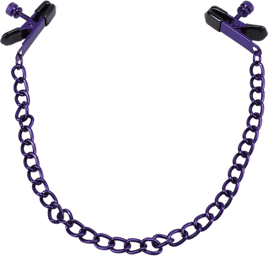 Pinces à Tétons Chaîne - Violettes
