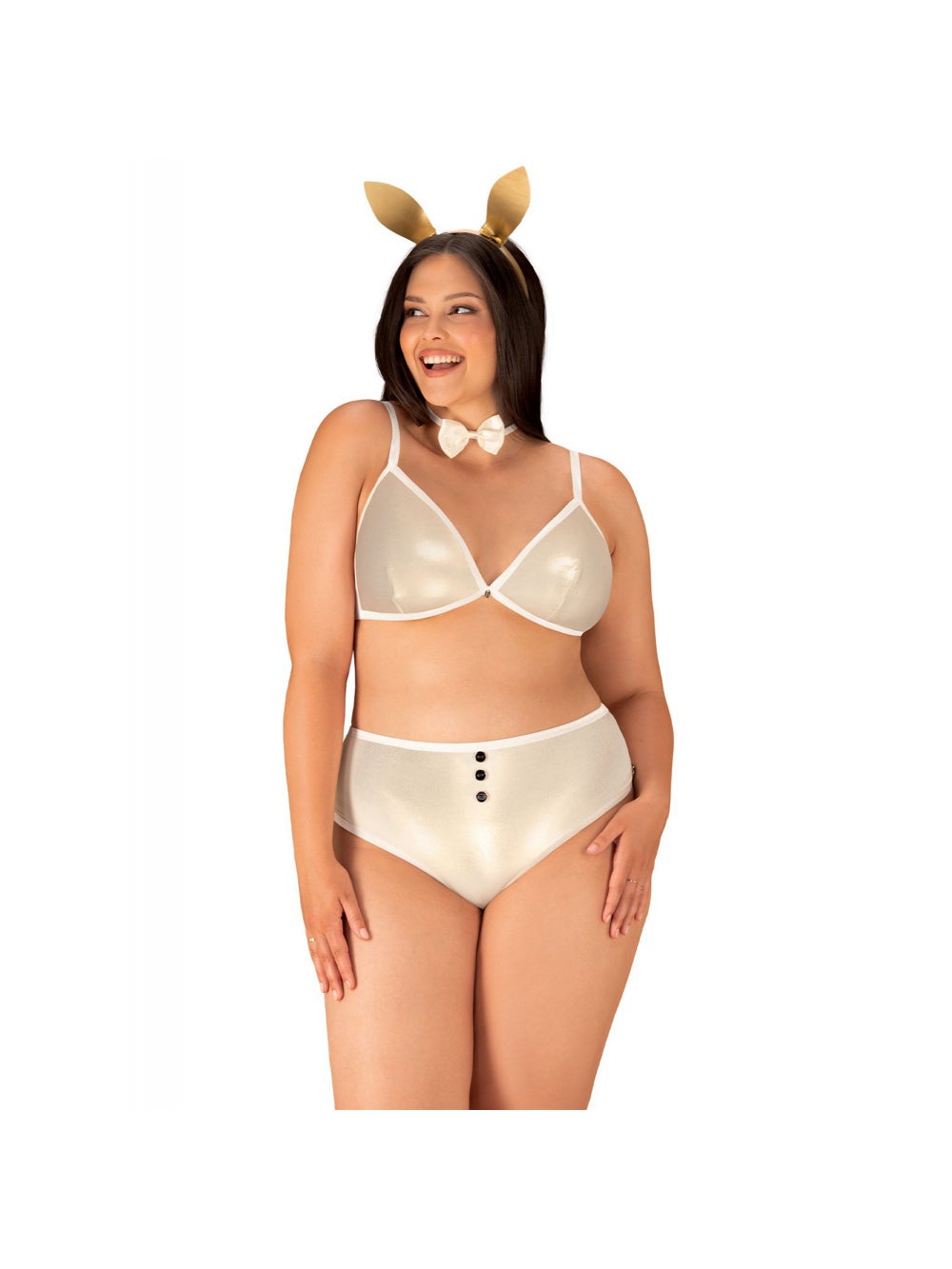 Costume lapin Neo Goldes 4 pièces GT