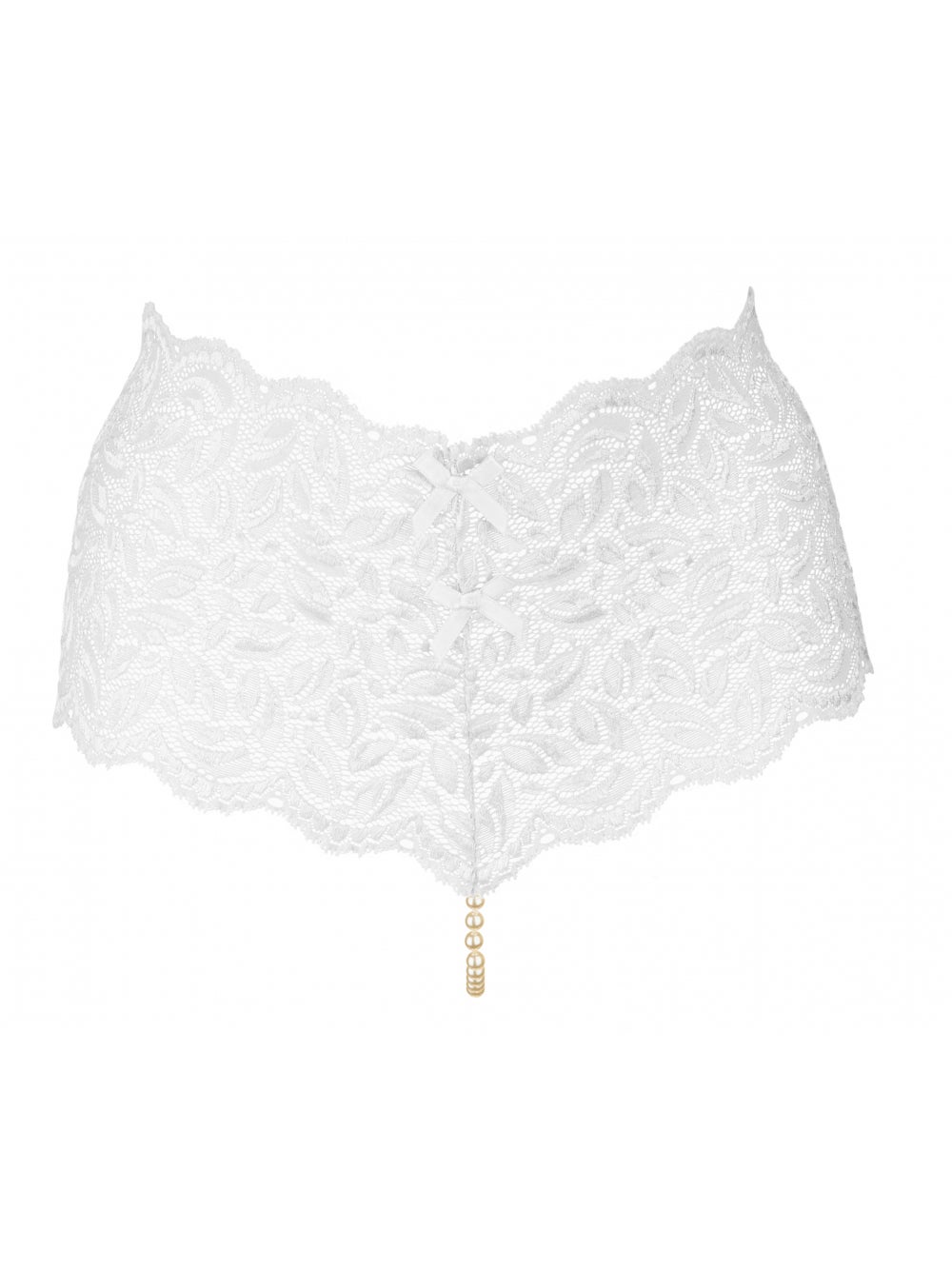 Culotte À Perles Blanche