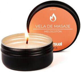 Bougie de massage pêche 30 ml