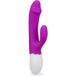 Vibromasseur rabbit avec prépuce Connie