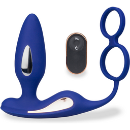 Plug anal vibrations et électrostimulation avec cockring Fever