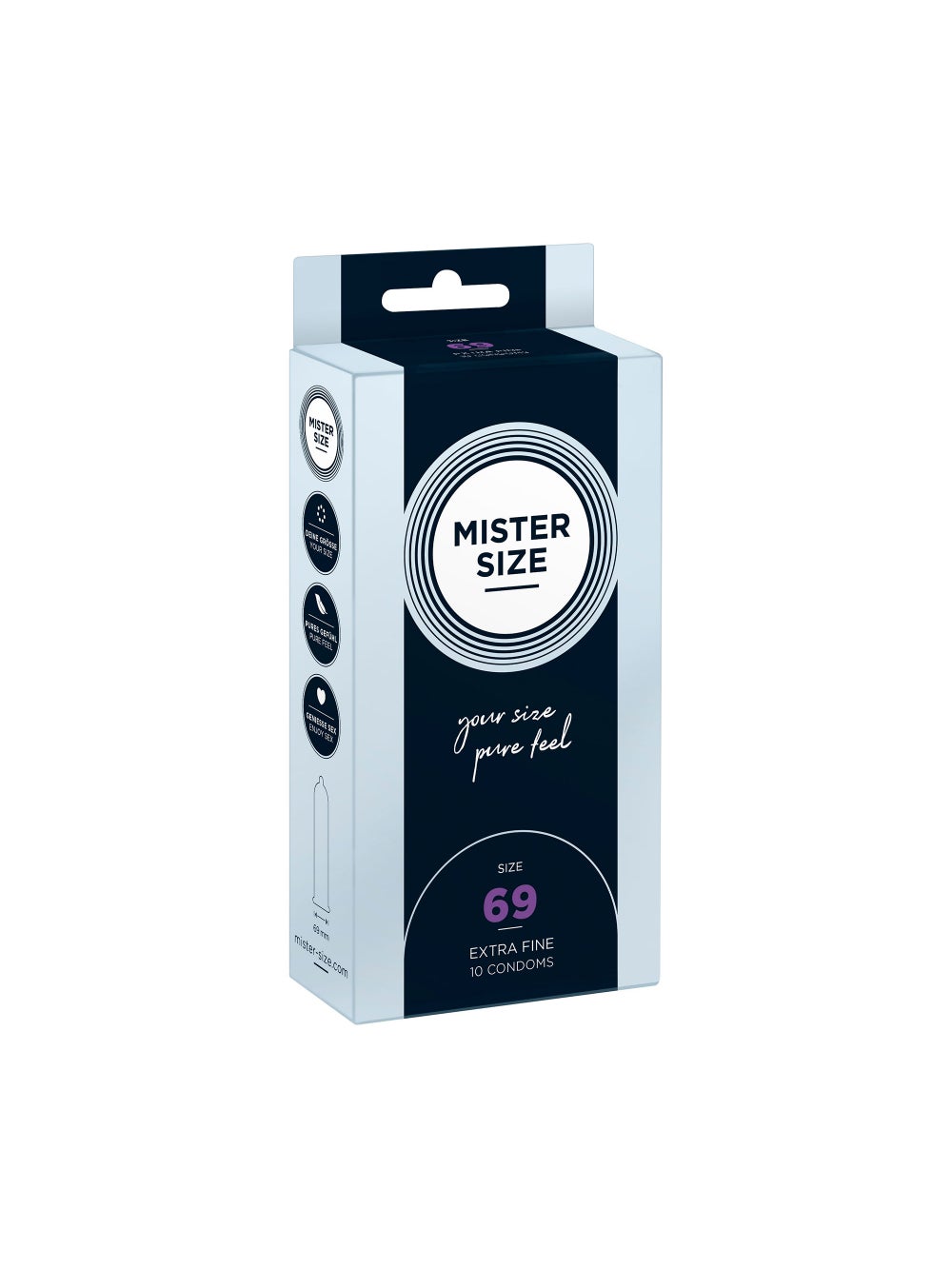 Préservatifs Pure Feel 69 Boîte de 10