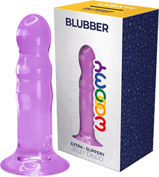 Blubber Dildo Jelly - 16 cm - Violet