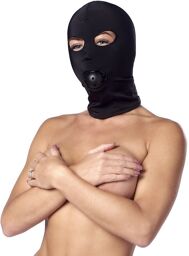 Cagoule à tête élastique avec bâillon de Ø 45 mm