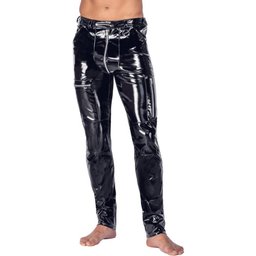 - Pantalon Skinny Vinyle - Noir