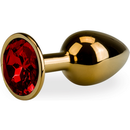 Bijou anal rosebud doré taille S 50g