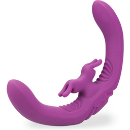 Double vibromasseur rabbit en silicone Twinia