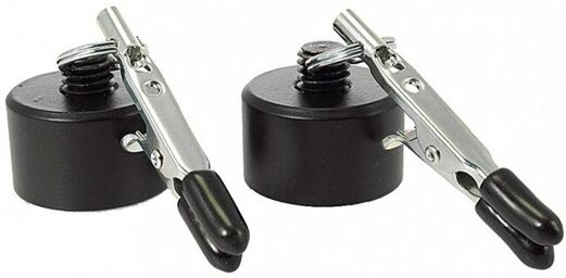 Pinces à seins avec poids rechangeable (par pair)