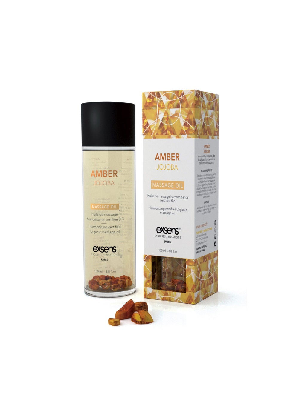 Huile de Massage Harmonisante BIO Ambre et Jojoba