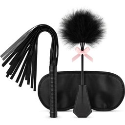 Ensemble de Bondage 3 Pièces - Noir