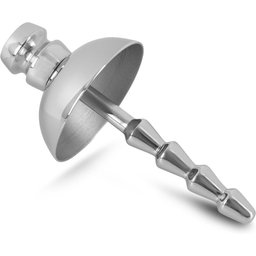 Plug Urétral Métallique à Bouchon Amovible Umbrella