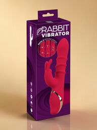 Vibromasseur Rabbit avec 3 anneaux mobiles et double stimulation