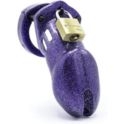 – CB-6000 Kit de Chasteté – Paillettes Violettes