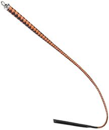 Fouet Feather Slim en cuir souple pour jeux d’impact précis