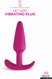 My App Vibrating Plug Fushia