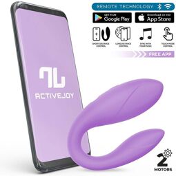 Vibromasseur pour couple avec application - Lila