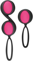 Set de boules de Geisha noires roses à billes amovibles Noir