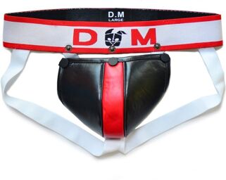 Jockstrap Neo Dungeon Noir-Rouge