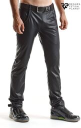 Pantalon wetlook Noir