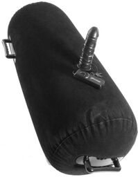 Coussin avec Vibromasseur Inflatable Luv Log Noir