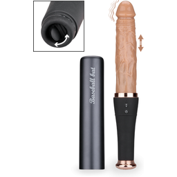 Gode godemichet vibrant va-et-vient avec stimulateur de clitoris Love Bat