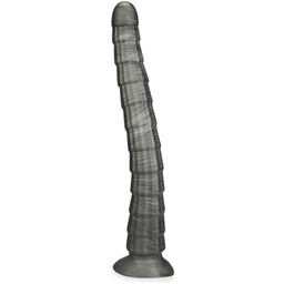 Gode godemichet ventouse vibrant alien XXL 35,0cm gode vaginal ou anal homme ou femme - Gris