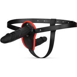 Fetish Collection - Ensemble Double Gode-Ceinture - Noir