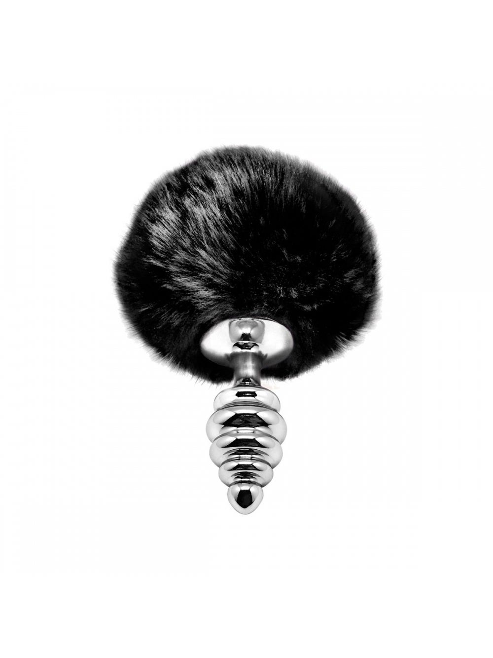 Plug anal en métal Fluffy Twist S