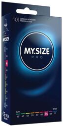 64mm Préservatifs Boîte de 10 Transparent