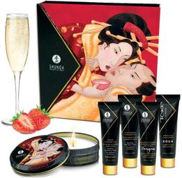 Kit Secrets de Geisha Vin Pétillant à  la Fraise Rouge