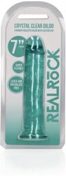 Realiste Dildo Jelly Suction Cup - 18 cm - Turquoise